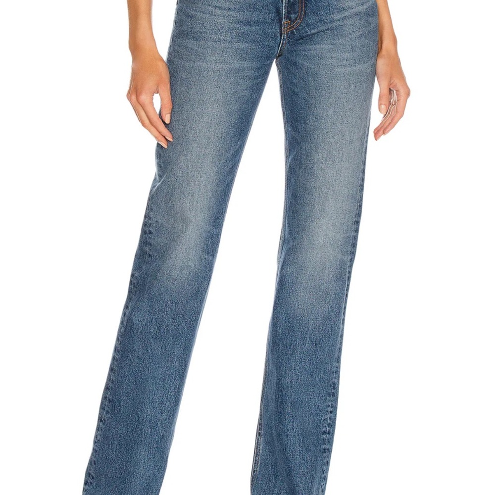 GRLFRND Melanie High Rise Boot Cut Jeans